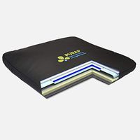 PURAP Oasis Orthopedic Seat Cushion for Sciatica, Ischial Pain, and Sitting Pain Relief - Fluid 3D Flotation Technology - Car Seats, Office Chairs, Airplane Travel