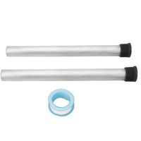 NITRIP 2pcs NPT3/4 21235mm Water Heater Magnesium Alloy Anode Rod Anti-Corrosion Magnesium Rod