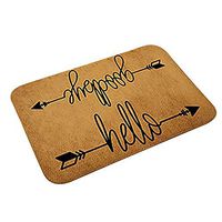 re2chiOngs Door Mat Welcome Sweet Home Letter Non-slip Water Absorption Door Mat Carpet Floor Decor 7
