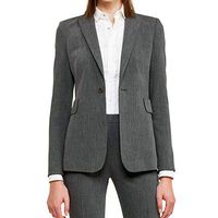 Women's Custom Suit Jacket (8) Grey
