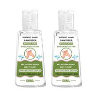 Newqinx Liquid Hand Sanitizer,Moisturizing Disposable Friendly Hand Soap,Rinse-Free Cleanser Gel Effective 99.99% at Kitchen/Bathroom, Portable for Office/School (2PCS, 50ML)