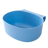 BESTOMZ Plastic Kitchen Desktop Hanging Storage Wastebasket Garbage Bins (Blue)