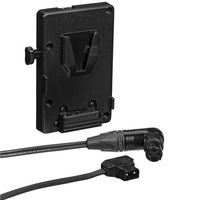 Litepanels V-Mount Battery Bracket with P-Tap to 3-Pin XLR Cable for Astra 1x1 LED Panel