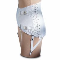 Women's 2-Pull Side-Lace Lumbosacral Back Support Corset Straight Hip 558 (30)