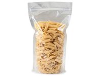 Stand Up Zipper Top 3.5 Mil - 6-1/2x11x3" Stand Up Zipper Top Heat Sealable 3.5 mil Clear Bags (2 Packs; 50 Bags Per Pack) - WRAPS-SUZP1216