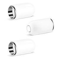 TITACUTE 3 Pack Magnetic Replacement Cap for iPad 6th Generation, iPad Pro 9.7 inch 10.5 inch 12.9 inch Pencil White
