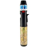 Camouflage Turbo Blue Torch Stick Multi-Purpose Refillable Butane Lighter, Wind Proof - Black