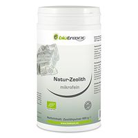 Biotraxx 100% Natural micro fine Zeolite pure powder with a Clinoptilolite proportion of approx. 95% - 600g powder - Made in Germnay