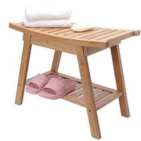 ZHAO XIN Shower Chair | Bench Bathtub Stool Seat | Bamboo | Medical Bathroom Aid | for Disabled,Seniors,Bariatric (Size : 30×60×45cm)