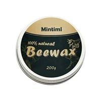 Samury Wood Seasoning Wax Tin, Natural Beeswax Furniture Care Beeswax Home Cleaning Wax Solid Wood Maintenance Wood Seasoning Beewax (7 oz)