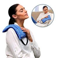 Heat Therapy Pack, Mighty Relief Pillow, Microwavable Scented Heating Pads for Neck, Shoulder, Menstrual Pain Relief by HTP Relief, Blue