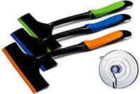 All Purpose Squeegee | Ideal for Shower Stalls, Car Windshield, Mirrors, Kitchen Counters,Tiles | Shower Squeegee with Firm Rubber Grip Sturdy Ergonomic Design | Compact Versatile Window Squeegee tool