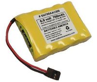 6.0volt 700mAh rechargeable battery pack for BUMPER BOY - 5N700AACBB