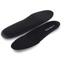 OUXX Men Feet Insoles, Shoes Inserts Absorb Shock and and Cushioning for Hard Surfaces Man Shoes Size 10 Black