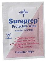 MEDLINE MSC1500 MSC1500Z Sureprep Skin Protectant Wipe (Pack of 50)
