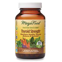 MegaFood, Thyroid Strength, Supports Thyroid Health, Mineral and Herbal Supplement with Herbs, 60 Tablets (30 Servings) (FFP)