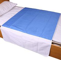 Effortsmy Elderly Ultra Waterproof Sheet and Mattress Protector - Special Treatment Fabrics Breathable Reduce Bedsores - Blue (175×90cm)