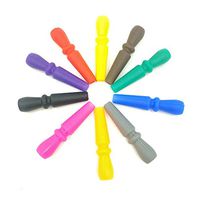 KKDUCK Silicone Mouth Tips for Hookah Shisha Colorful Mouthpiece Disposable Rubber Hose Tips Accessories 20PCS