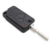 Heart Horse 2 Buttons flip Folding Remote fob Key Shell Case for Land Rover Discovery Range Rover Freelander