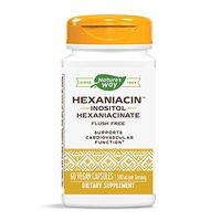 Nature's Way HexaNiacin Inositol Hexaniacinate 590 mg Potency Flush-Free, 60 VCaps