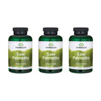 Swanson Saw Palmetto Herbal Supplement for Men Prostate Health Hair Supplement Urinary Health 540 mg 250 Capsules (3 Pack)