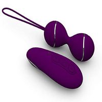 ZHLZZ Kegel Balls for Women, Wireless Rechargeable Waterproof Doctor Recommended Silicone Ben Wa Balls for Bladder Control & Pelvic Floor Exercises,Purple