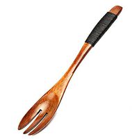 BB.er High-end long-handled woody entangled fruit dessert fork, Black