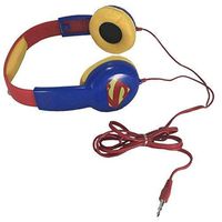 Music Kids Toddlers Superman Kid Safe Headphones Earphones