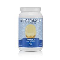 Meta Meals Vanilla Meal Shake Powder (996 Grams Per Tub - 10 Servings) High-Protein, Low-Sugar
