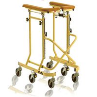 Standard Walkers Walker Pulley Folding Lightweight Brake Old Man Walker Lower Limb Training Walker Rehabilitation Walker Auxiliary Walker (Color : B, Size : 72.5cm)
