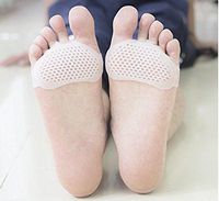 YunShuo Gel Metatarsal Pads Breathable Soft Ball of Foot Pads Metatarsal Fracture Pain Relief,Prevent Callus and Blisters for Men and Women Pair