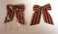 Small Fabric Christmas Ribbon (Sold by 1 pack of 96 items)