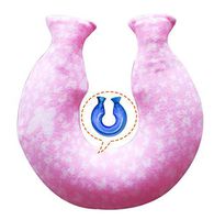 Neck Hot Water Bottle High Rubber Warm Neck/Shoulder, Pink