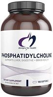 Designs for Health Phosphatidylcholine Softgels - 420mg from 1200mg Lecithin for Brain + Liver Support (180 Softgels)