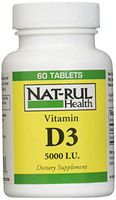 VIT D TABS 5000IU N-R 60 TABS