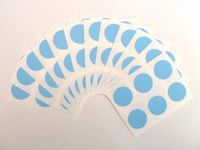 Minilabel 28mm Serrated Edge,Light,Certificate Wafer Company Seal Labels,Stickers For Embossing,Awards & Rewards Magenta-Blue