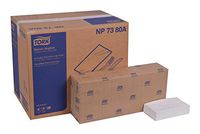 Tork Advanced NP7380A Extra Soft Dinner Napkin, 1/8 Fold, Rose/Key Embossed, 3-Ply, 17" Width x 16.125" Length, White (Case of 6 Packs, 290 per Pack, 1,740 Napkins)