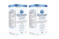 Rhinase Nasal Mist1 oz (2 Pack) for Dry Nose, Allergy and to Prevent Nosebleeds Caused by Nasal Dryness