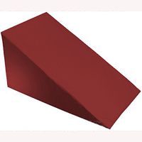 24” X 24” X 12” - Bed Wedge Cover – Wedge Pillow Replacement Cover with Zipper - 100% Cotton Replacement Pillowcase for Bed Wedge - Universal Fit for Wedges Up to 27” Wide- 24” X 24” X 12” - Burgundy