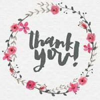 HotSaleStore Sticker Seals 48 Thank You Pink Flowers! Sticker Label Envelope Seals 1.2" Round