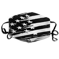 Unisex Prevent Air Pollution Face Facial Protection Anti-Dust Pollen Smoke Washable Enjoy Clean Breathing Black USA Flag
