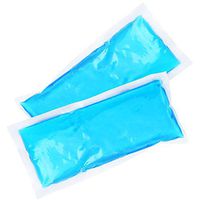 Gel Ice Packs for Hot and Cold Therapy: Flexible, Reusable, Microwavable | for Pain Relief, Sports Injuries, Swelling, etc. (2-Pack : 4" x 10" Each)