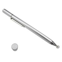 FAgdsyigao Universal 2-in-1 Capacity Touch Screen Pen Drawing Stylus Pens for Smartphone Tablet Silver