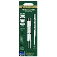 Monteverde Capless Ceramic Black Broad 2 Pcs Pack Blister Card Gel Refill