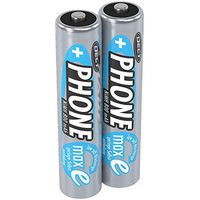 ANSMANN 5035332 Rechargeable Battery, DECT, Pack of 2, Nickel Metal Hydride, 800 mAh, 1.2 V, AAA
