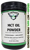 AP MCT Oil Powder sourced 100% from Coconut Oil High in C8 (caprylic Acid) and C10 (capric Acid) Unflavored and Unsweetened 10.3 OZ
