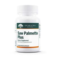 Genestra Brands - Saw Palmetto Plus - Standardized Herbal Extract for Prostate Health - 60 Capsules