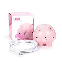 KuDiff Cool USB Charging Station with Power Strip 4 USB 8 AC Outlets and 10 Ft Cable 2000W High Power Cute Pig Toy 3D Cube Housing Fireproof Smart Charging for Home Use Gift Choice for Lady and Kids