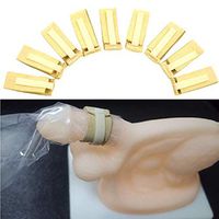 Medical Male External Catheter Fixer, Male Urinary Incontinence Penile Clamp for Patient, Reusable Anti-Slip Off Fixed Belt, 10pcs