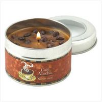 Café Mocha Scent Tin Candle - Style 12798